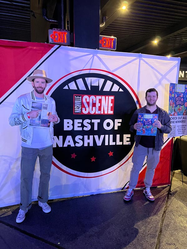 Salemtown winning Best Band by the Nashville Scene Magazine